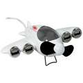 Airplane 4-Port USB 2.0 Hub w/ Fan